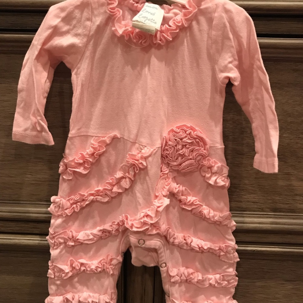 Super soft ruffle romper